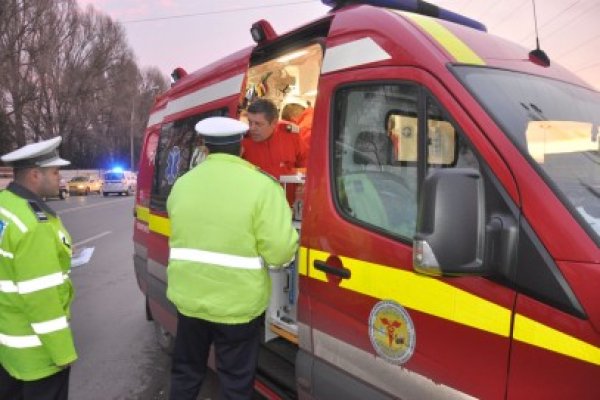Accidentat în timp ce traversa prin loc nepermis